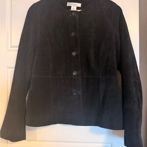 Vintage Black Suede Jacket